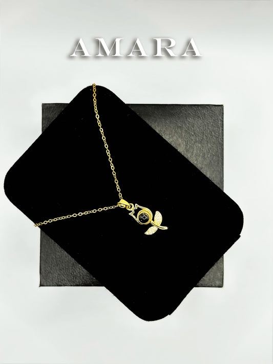 Collier " ROSE "